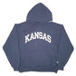 Mens Navy Champion Kansas USA Hoodie Jumper