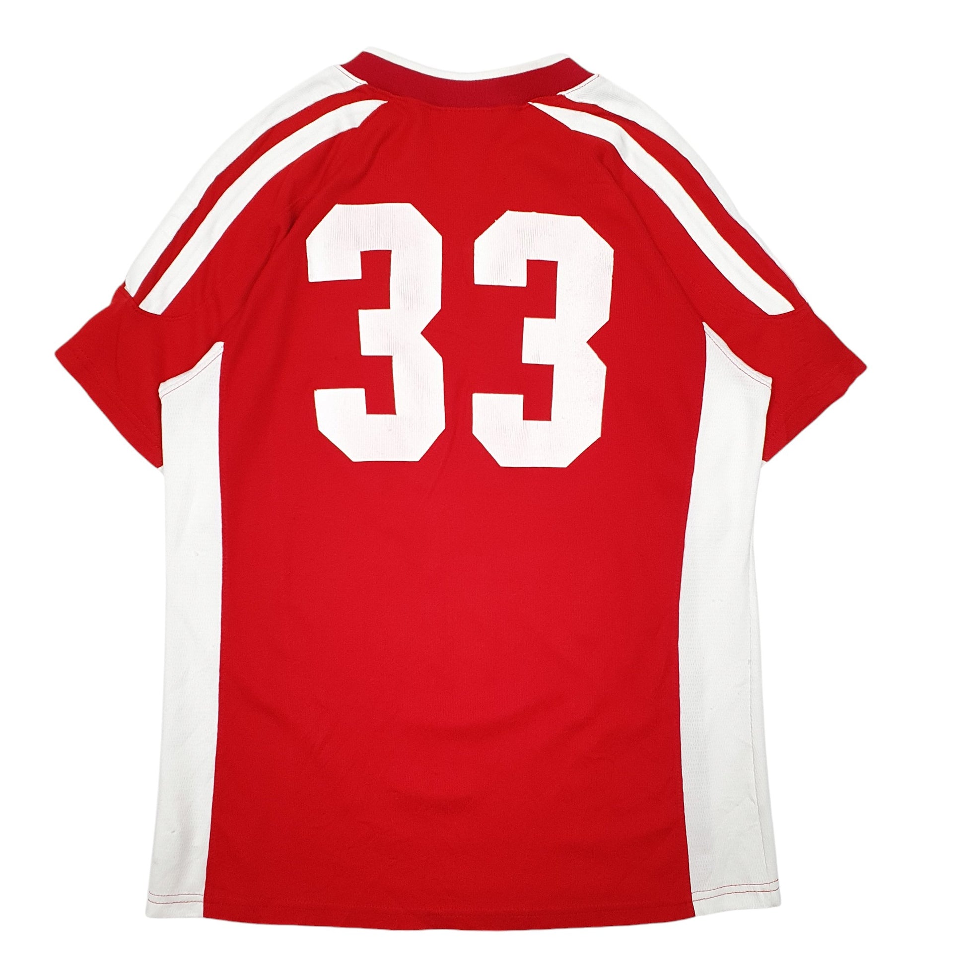 Mens Red Adidas  Short Sleeve T Shirt