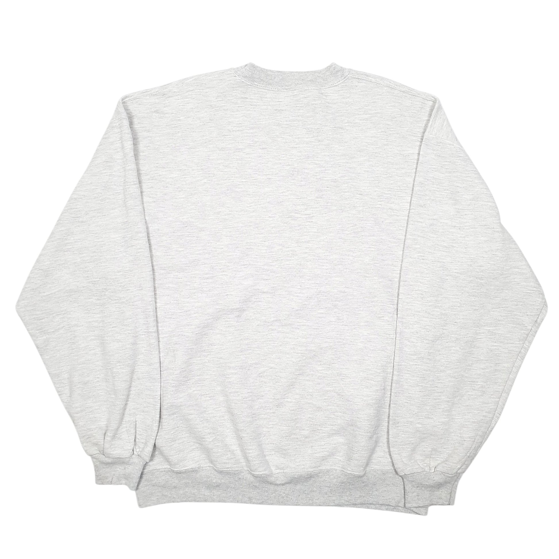 Mens Grey Jerzees U.S Army Spellout Crewneck Jumper