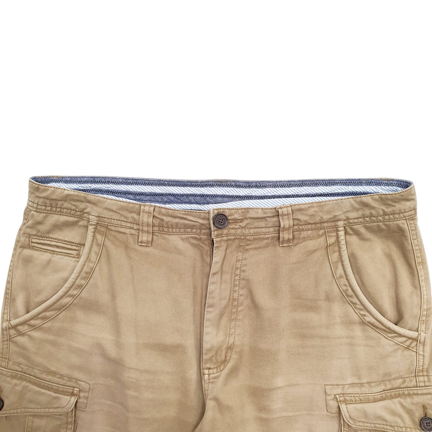 Mens Beige Crew Clothing Company  Cargo Shorts