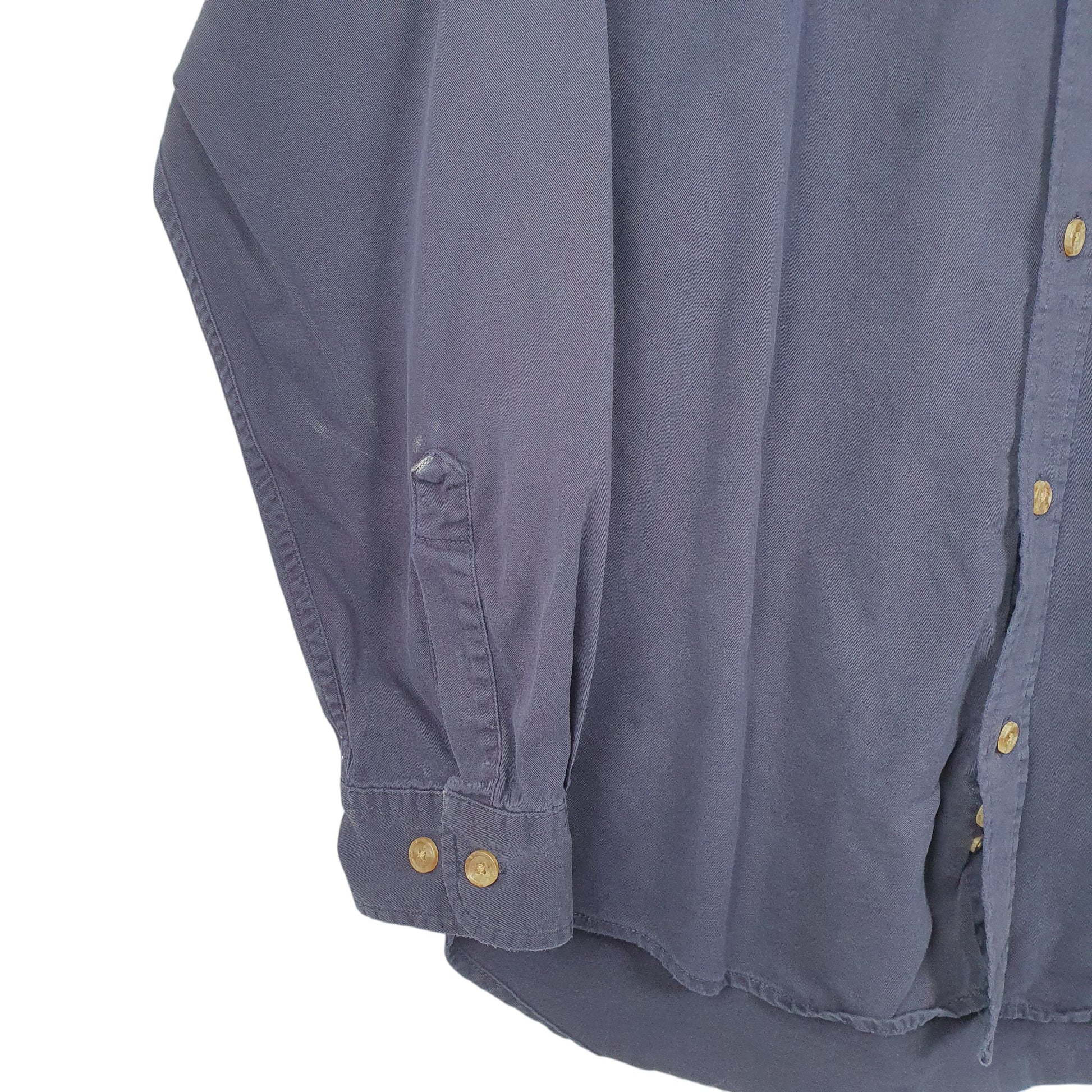 Mens Navy Dockers  Long Sleeve Shirt