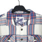 Mens White Superdry Flannel Dry Goods Long Sleeve Shirt