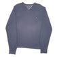 Mens Navy Tommy Hilfiger Knit V Neck Jumper