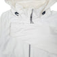 Womens White The North Face Dryvent Hooded  Coat