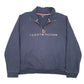 Womens Navy Tommy Hilfiger  Quarter Zip Jumper