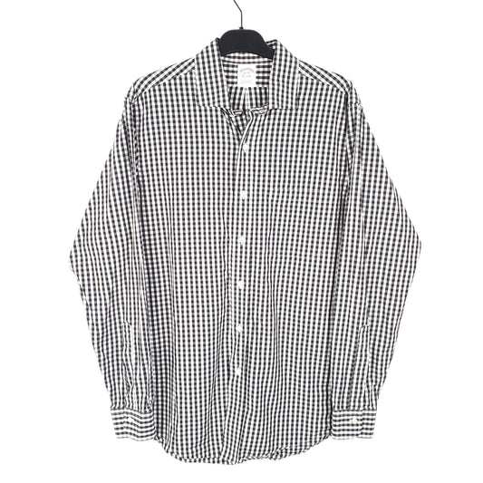 Mens White Brooks Brothers  Long Sleeve Shirt