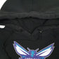 Mens Black Adidas Charlotte Hornets NBA Basketball Hoodie Jumper