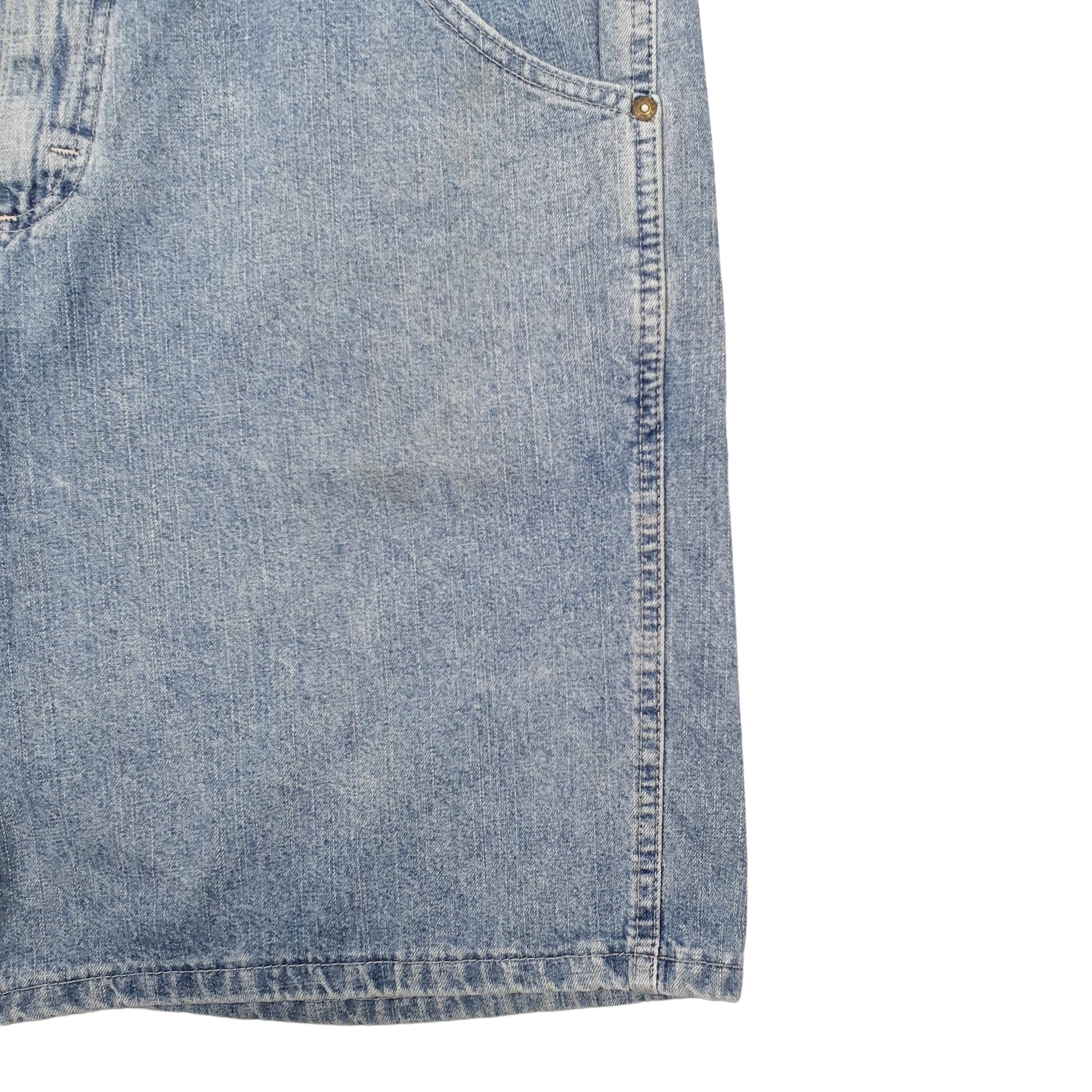 Mens Blue Lee  Denim Shorts