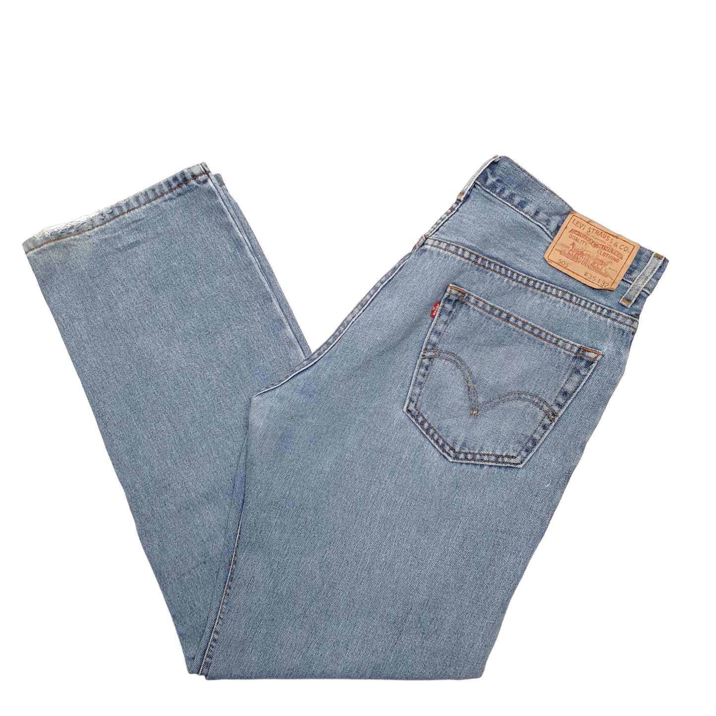 Mens Blue Levis  505 JeansW35 L32
