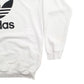 Mens White Adidas Spellout Crewneck Jumper