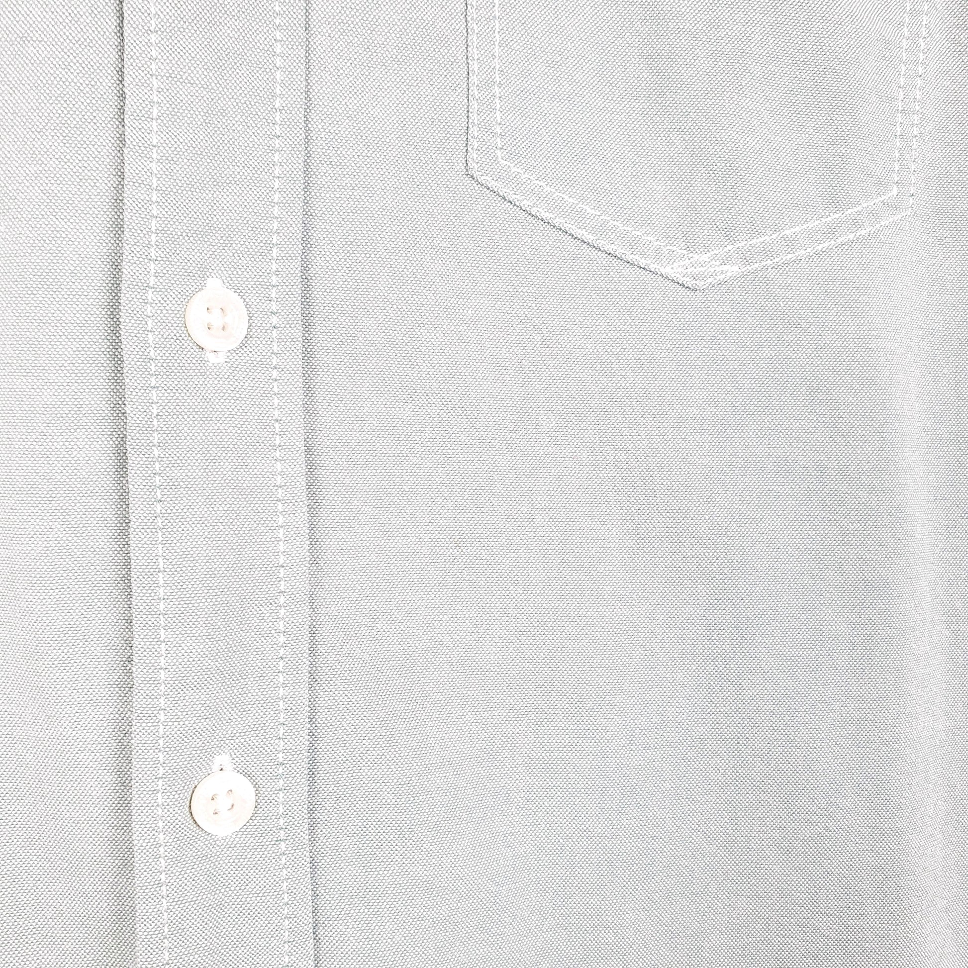 Mens Green Levis Oxford Chambray Modern Short Sleeve Shirt