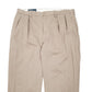 Mens Brown Polo Ralph Lauren Double Pleated Ethan Pant Chino Trousers