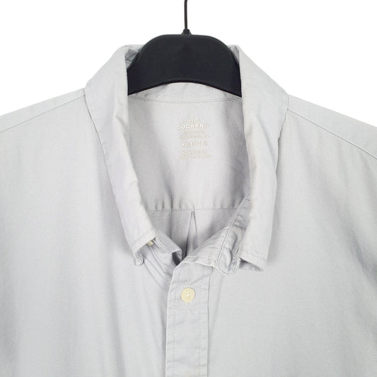 Mens Grey Dockers  Short Sleeve Shirt