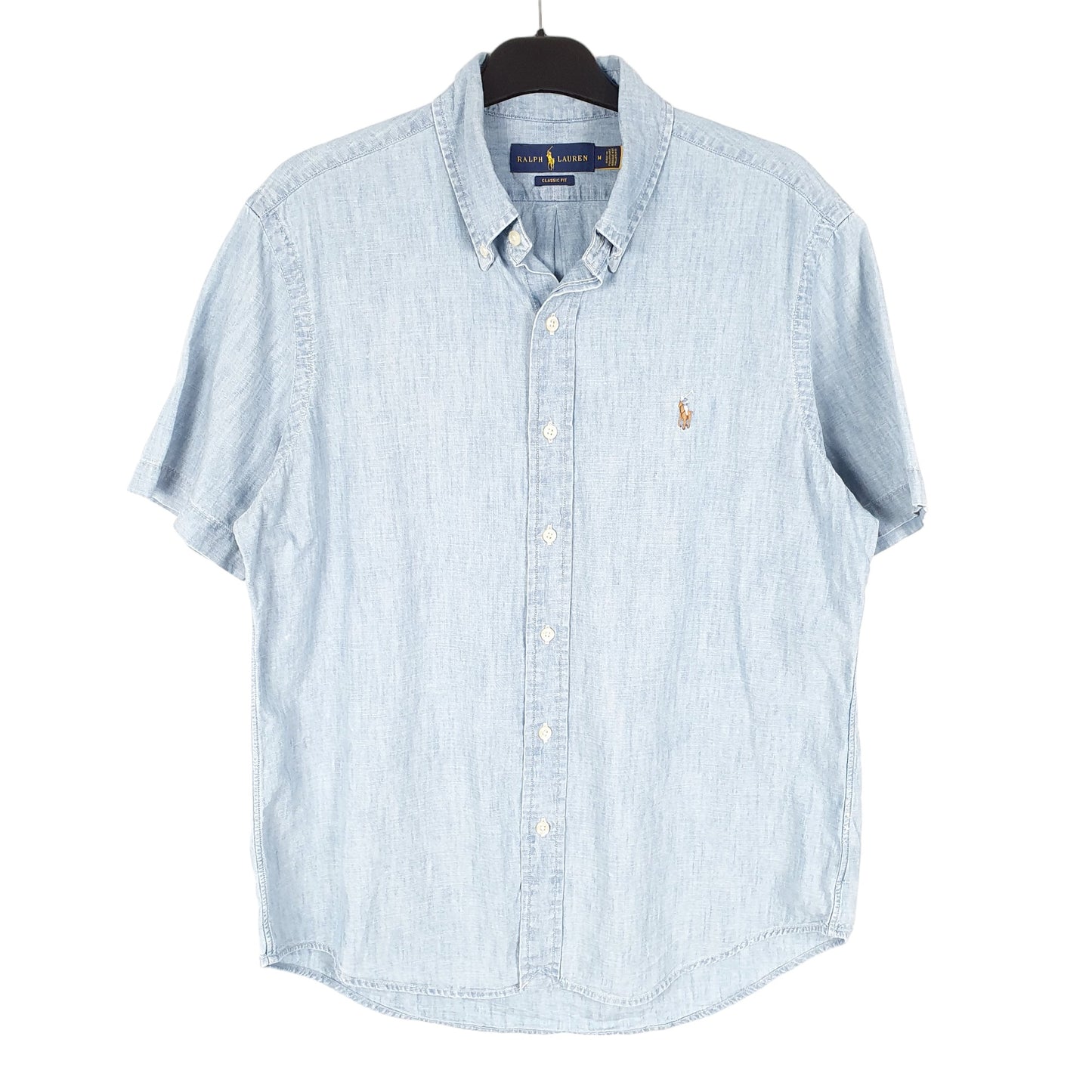 Mens Blue Ralph Lauren  Short Sleeve Shirt