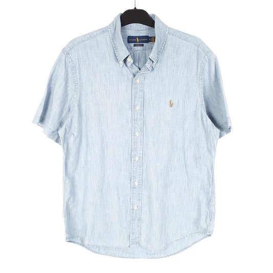 Mens Blue Ralph Lauren  Short Sleeve Shirt