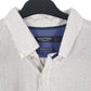 Mens White Nautica Tailored Long Sleeve Shirt