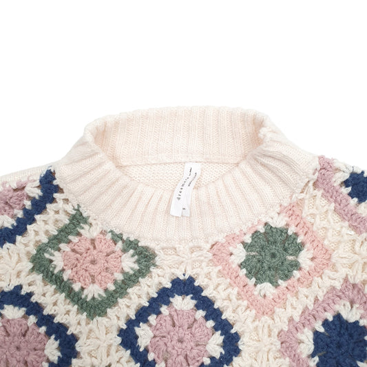 Womens Cream Dreamers Knit Crewneck Jumper