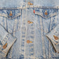 Womens Blue Levis Vintage Type 3 57510 Trucker Jean  Coat