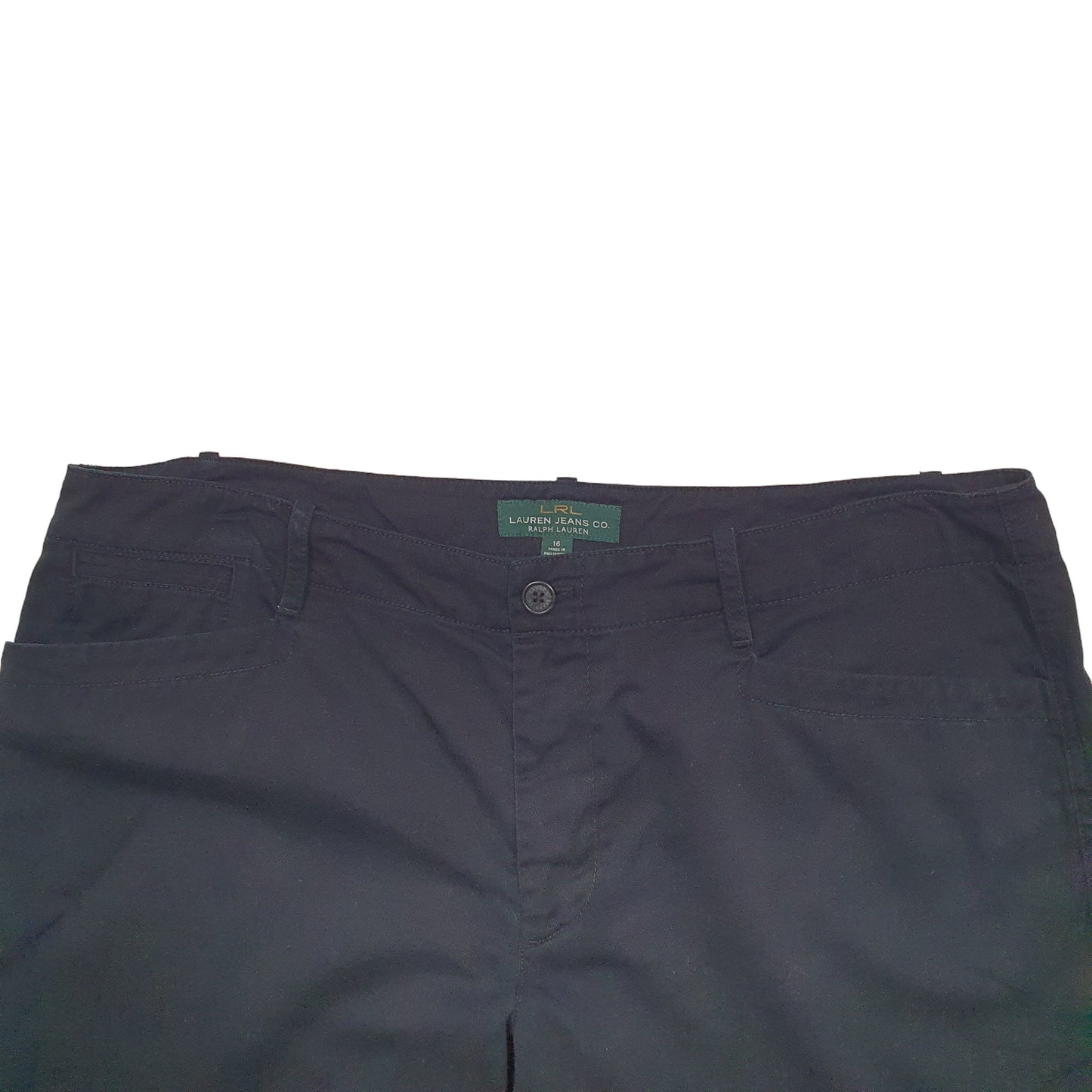 Womens Black Ralph Lauren  Chino Shorts