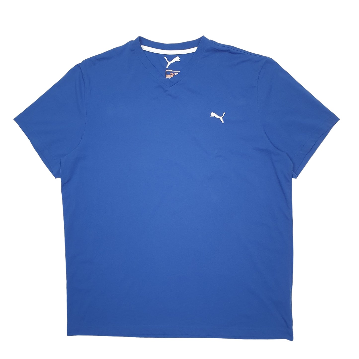 Mens Blue Puma  Short Sleeve T Shirt