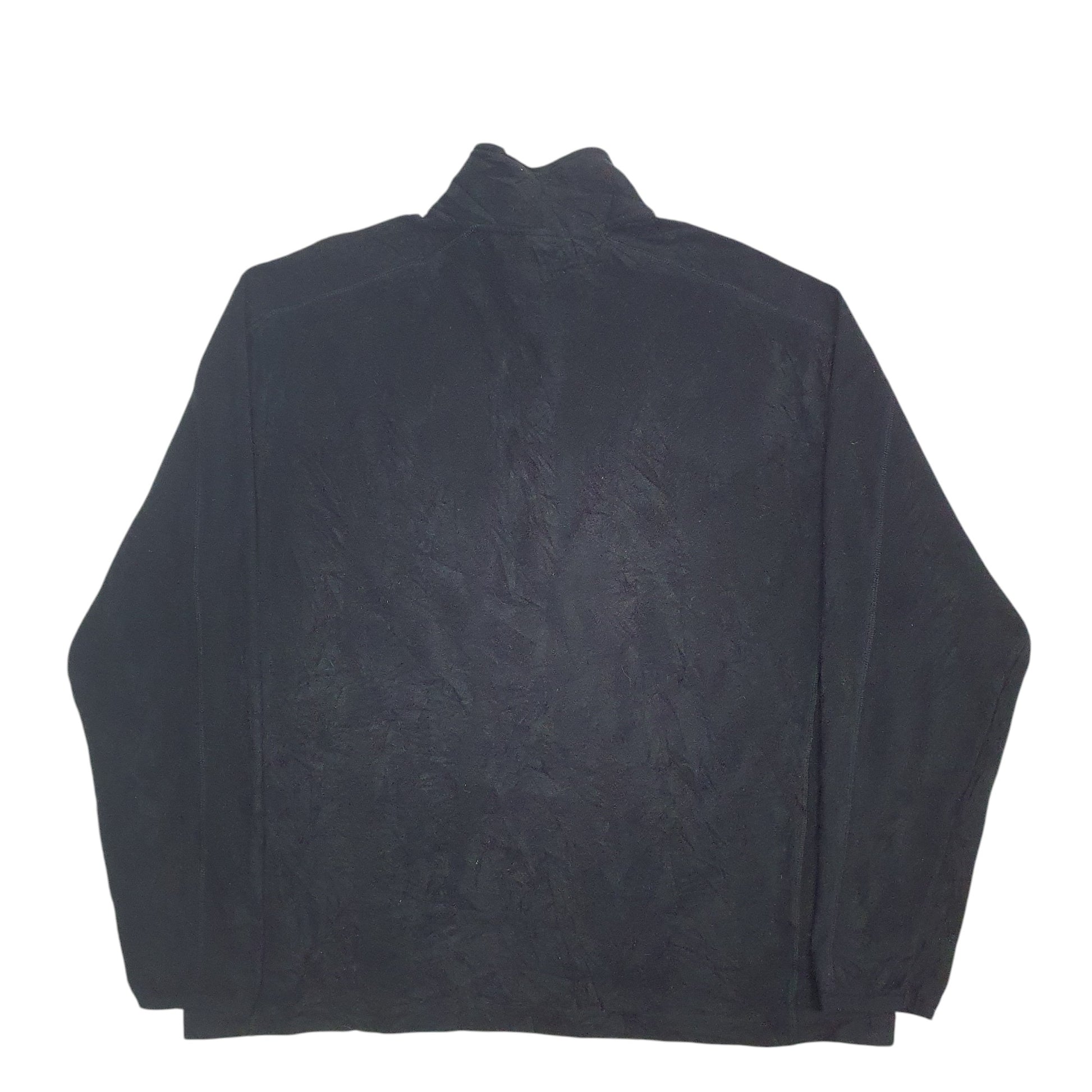 Mens Black Champion  Quarter Zip Jumper