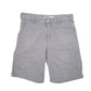 Mens Grey Carhartt Workwear Relaxed Fit Carpenter Shorts