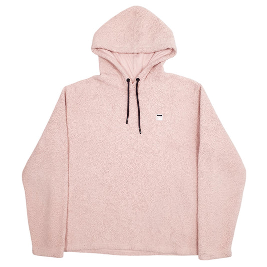 Womens Pink Fila  Hoodie Jumper