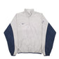 Mens Grey Nike Vintage 2000's Quarter Zip Jumper
