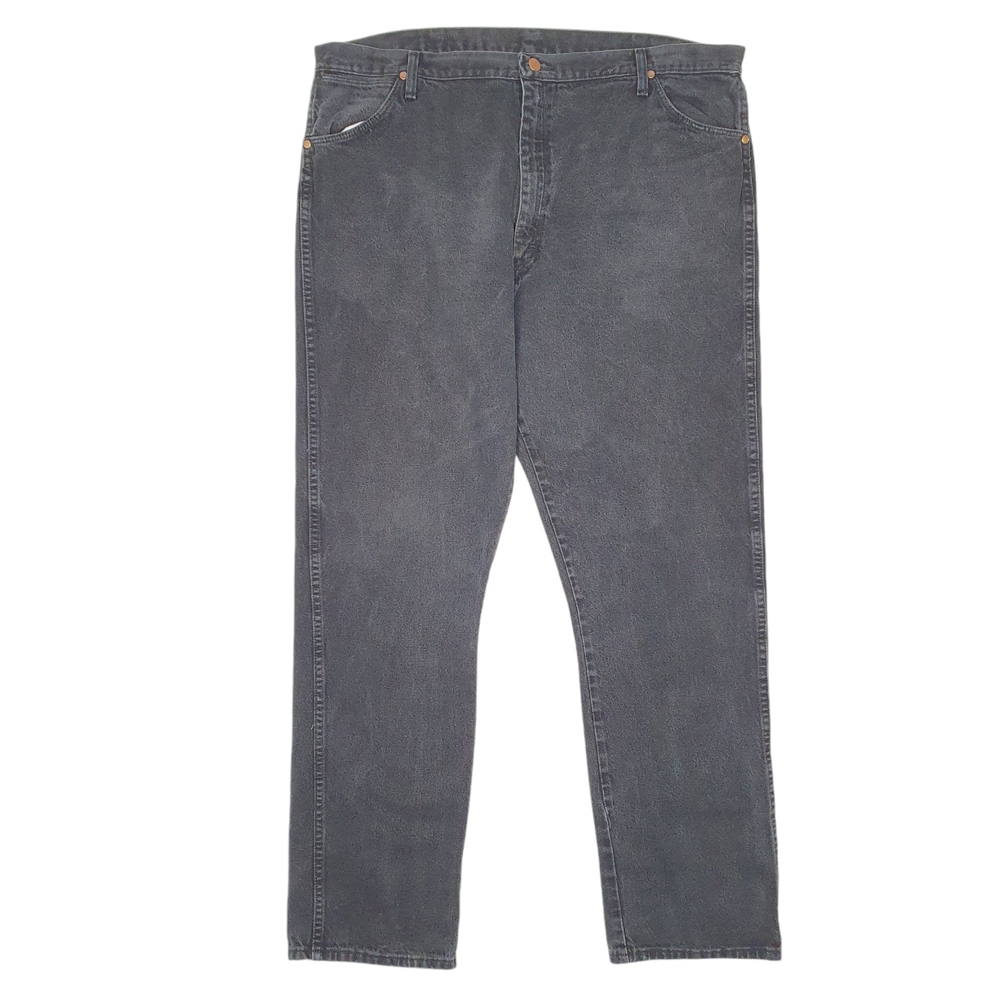 Mens Black Wrangler Vintage Cowboy Riveted 13MWZWK JeansW42 L34