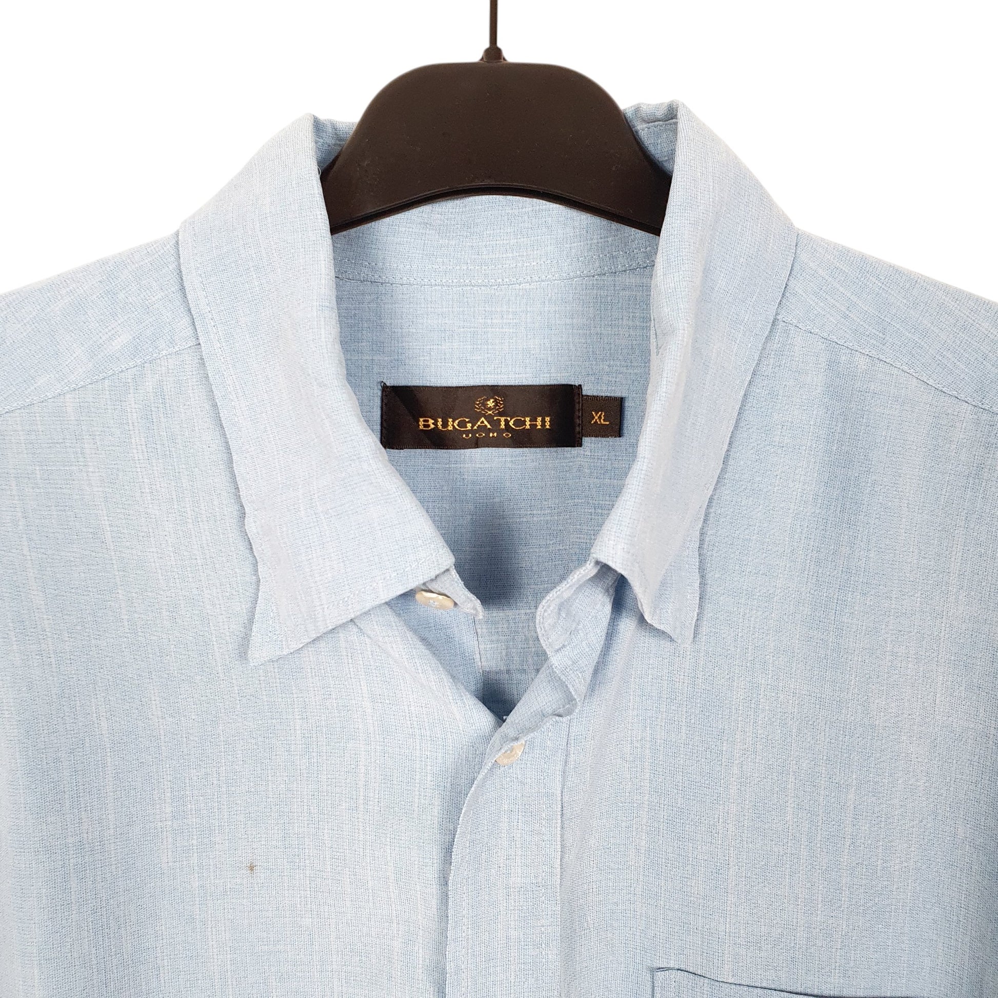 Mens Blue Bugatchi Uomo Long Sleeve Shirt