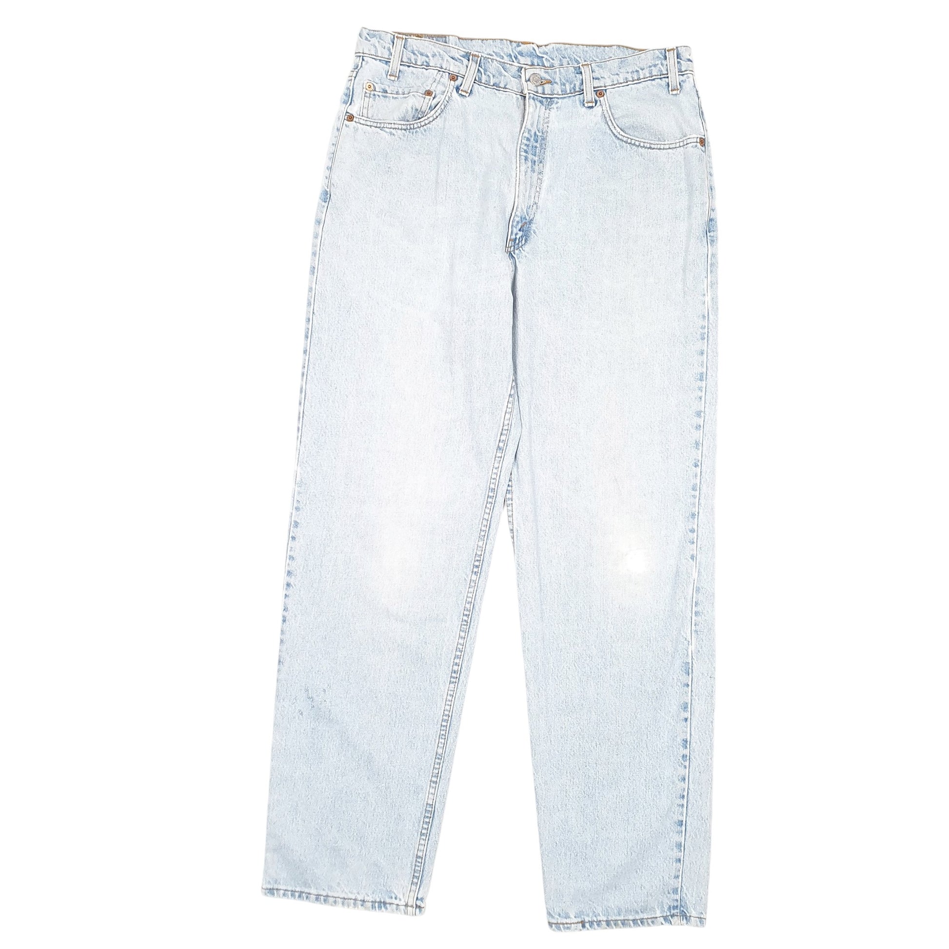 Mens Blue Levis Vintage 2000s Made In USA Tapered 550 JeansW36 L32