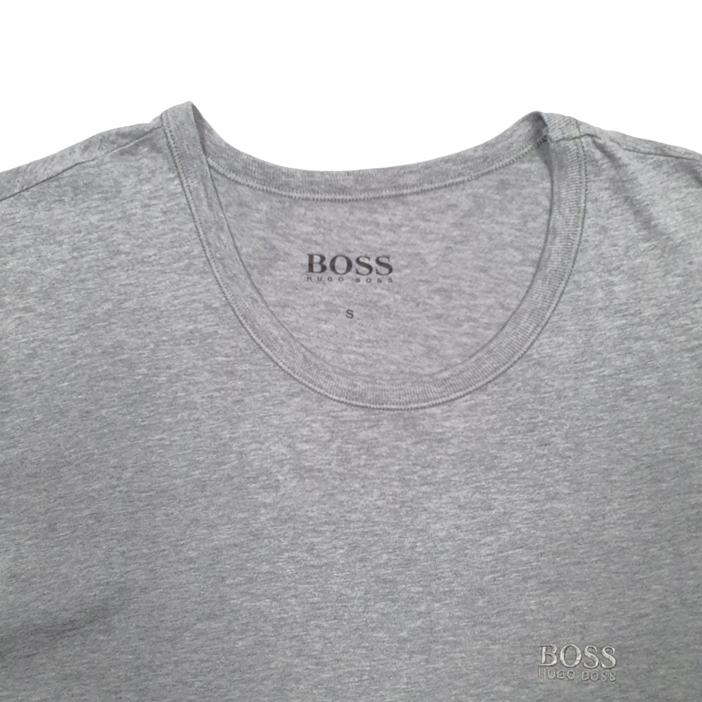 Mens Grey Hugo Boss  Short Sleeve T Shirt