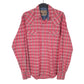 Mens Red Wrangler Retro Western Long Sleeve Shirt