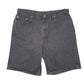 Mens Black Levis Denim Jeans Jorts Baggy Denim Shorts