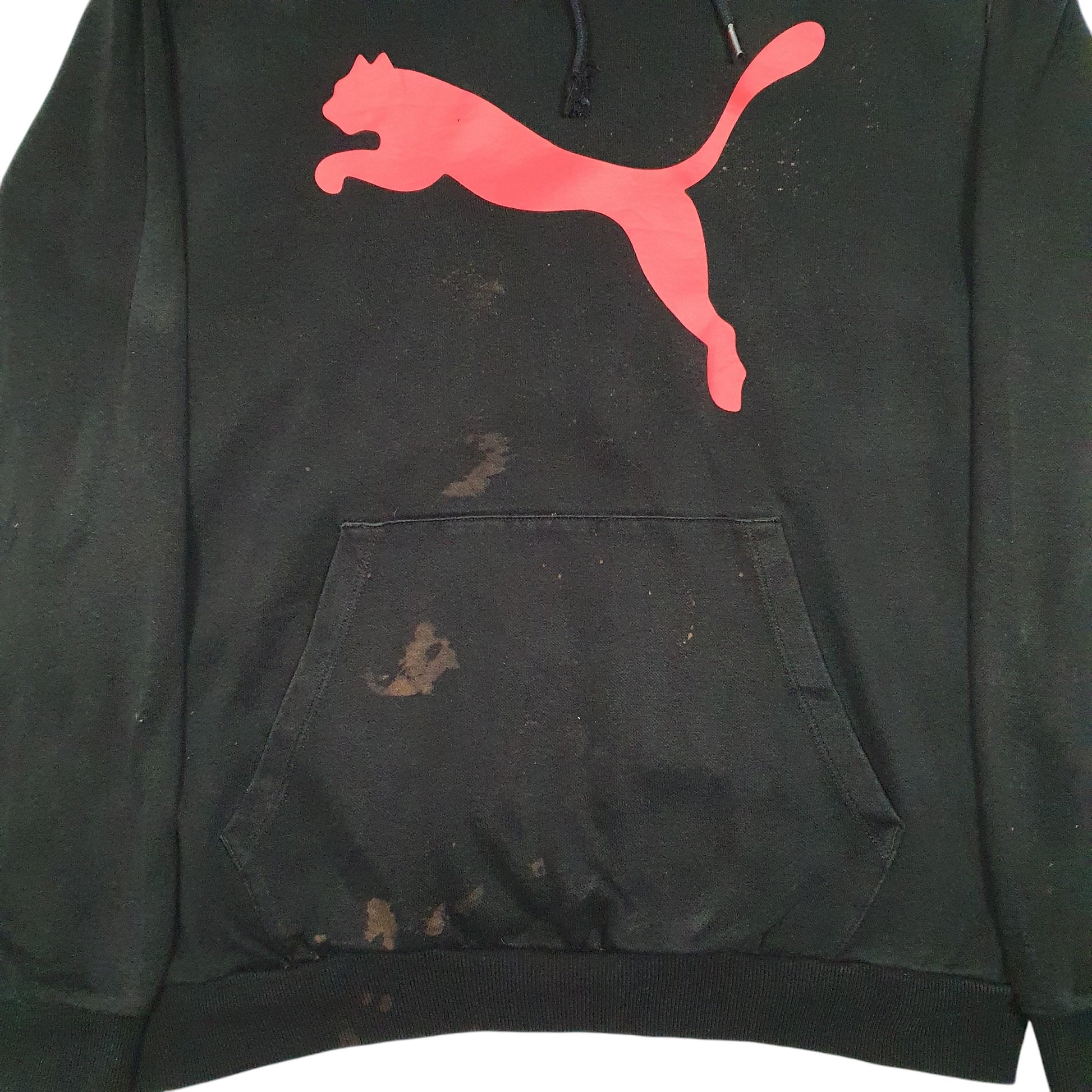 Mens Black Puma  Hoodie Jumper