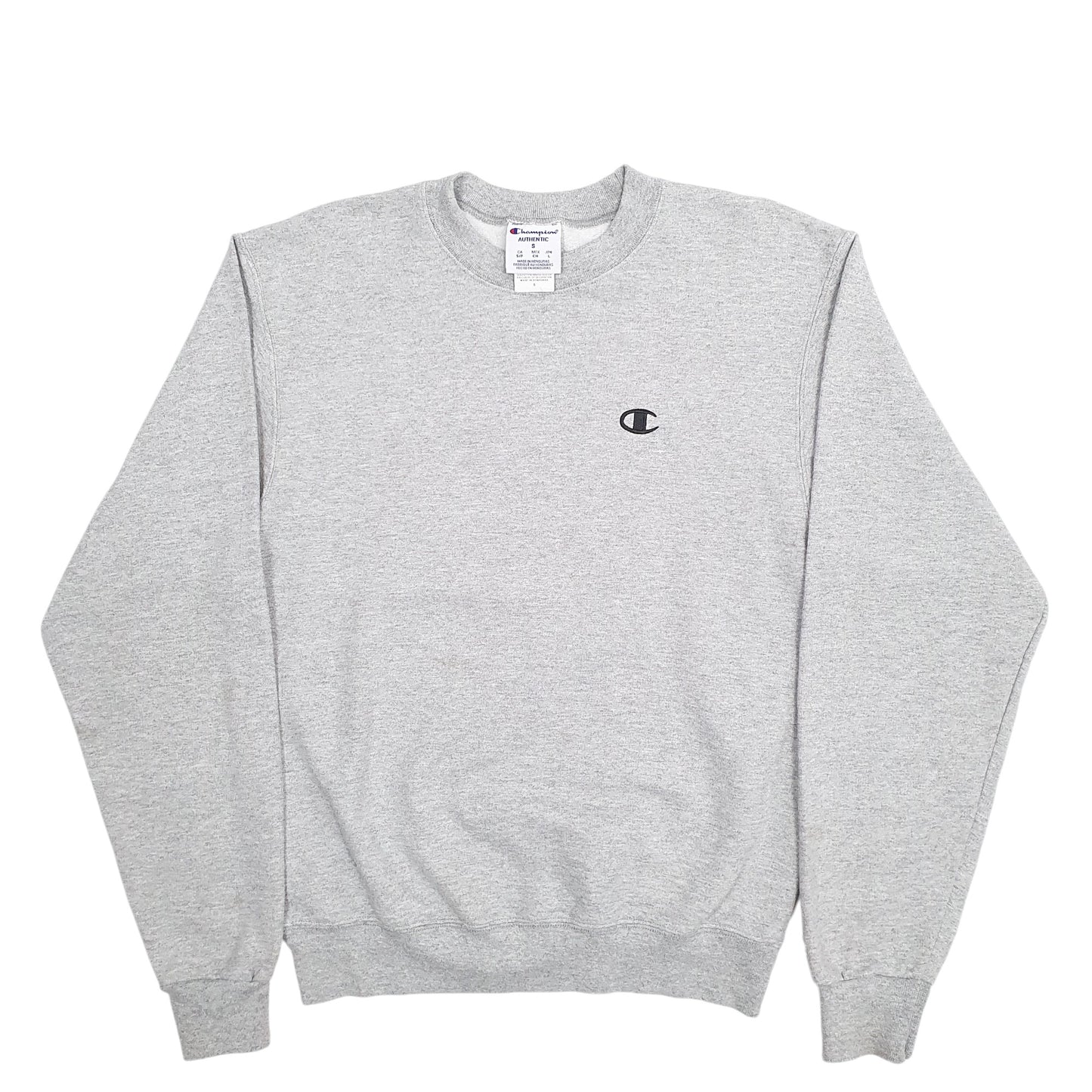 Mens Grey Champion  Crewneck Jumper