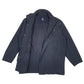 Mens Navy Burberry Long line  Coat