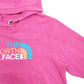 Womens Pink The North Face Spellout Hoodie Jumper