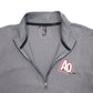 Womens Grey Adidas AQ Quarter Zip Jumper
