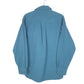 Mens Turquoise L.L.Bean Chamois Overshirt Shacket Long Sleeve Shirt