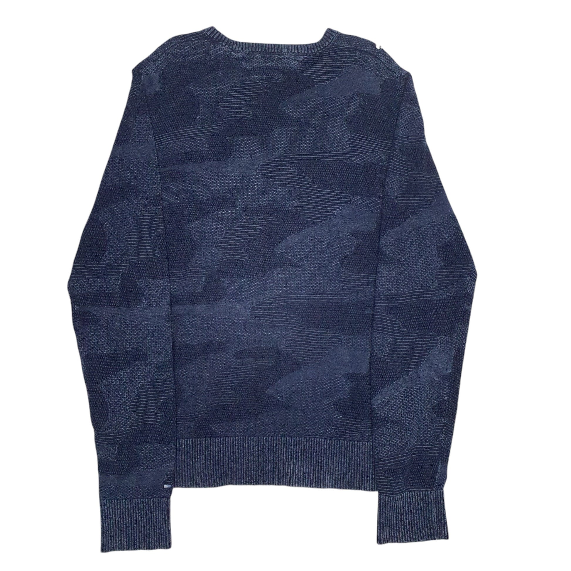 Mens Navy Tommy Hilfiger Knit Crewneck Jumper