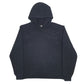 Womens Black Puma Spellout Hoodie Jumper