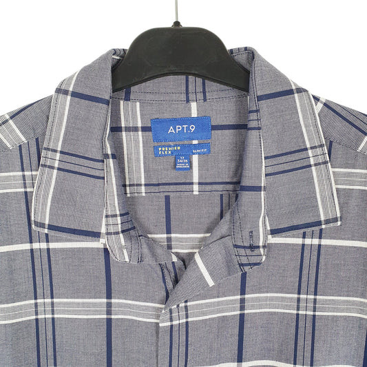 Mens Navy APT.9  Long Sleeve Shirt