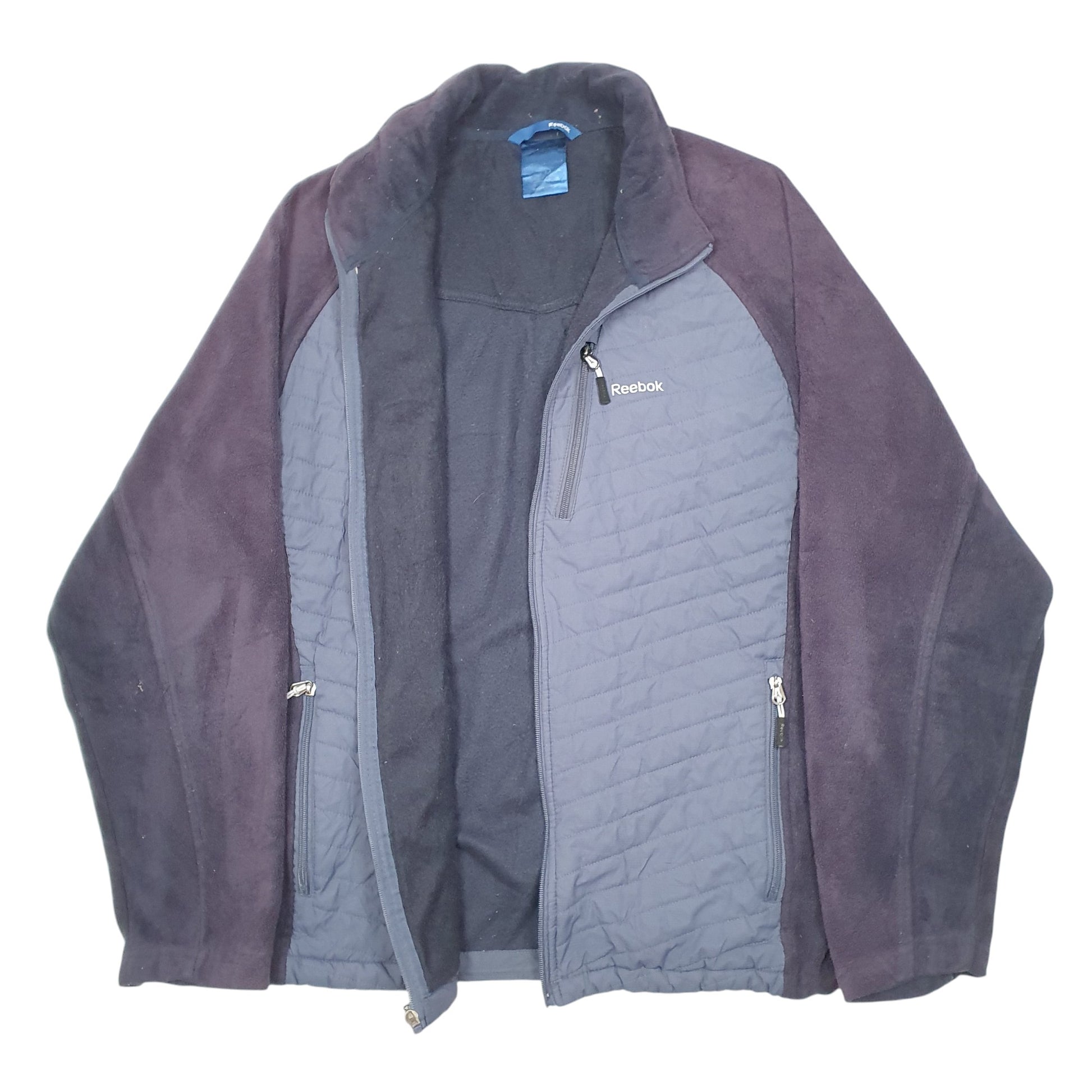 Mens Navy Reebok  Full Zip Jumper