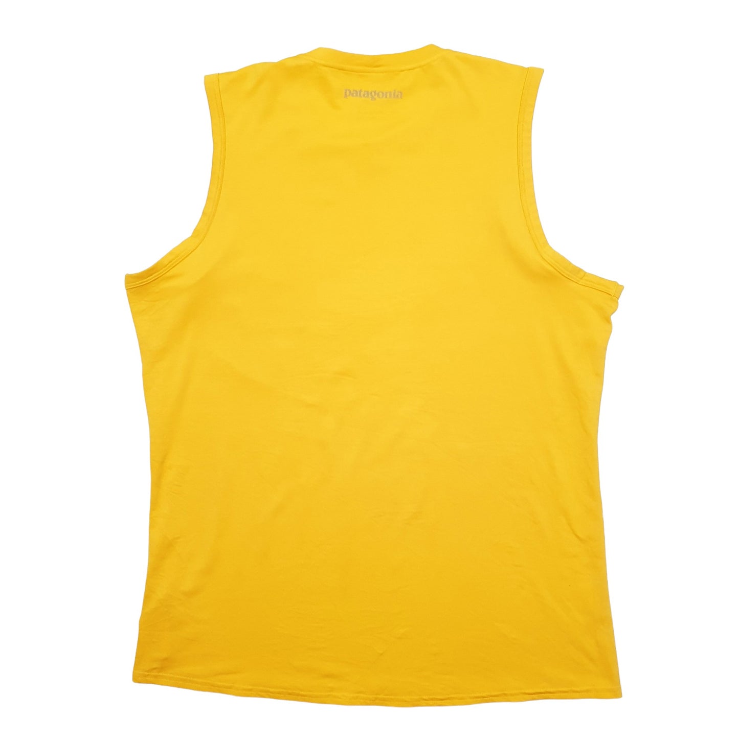 Mens Yellow Patagonia Active Sports Short Sleeve T Shirt