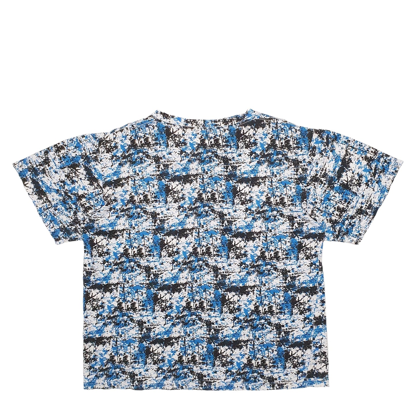 Womens Blue Adidas Spellout Short Sleeve T Shirt