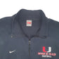 Mens Black Nike Vintage 2000s Upper St. Clair Football Quarter Zip Jumper
