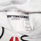 Mens Grey Reebok Spellout Hoodie Jumper