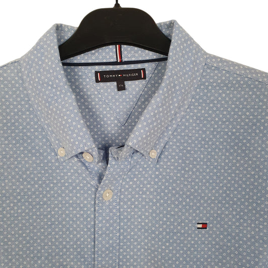 Mens Blue Tommy Hilfiger  Long Sleeve Shirt