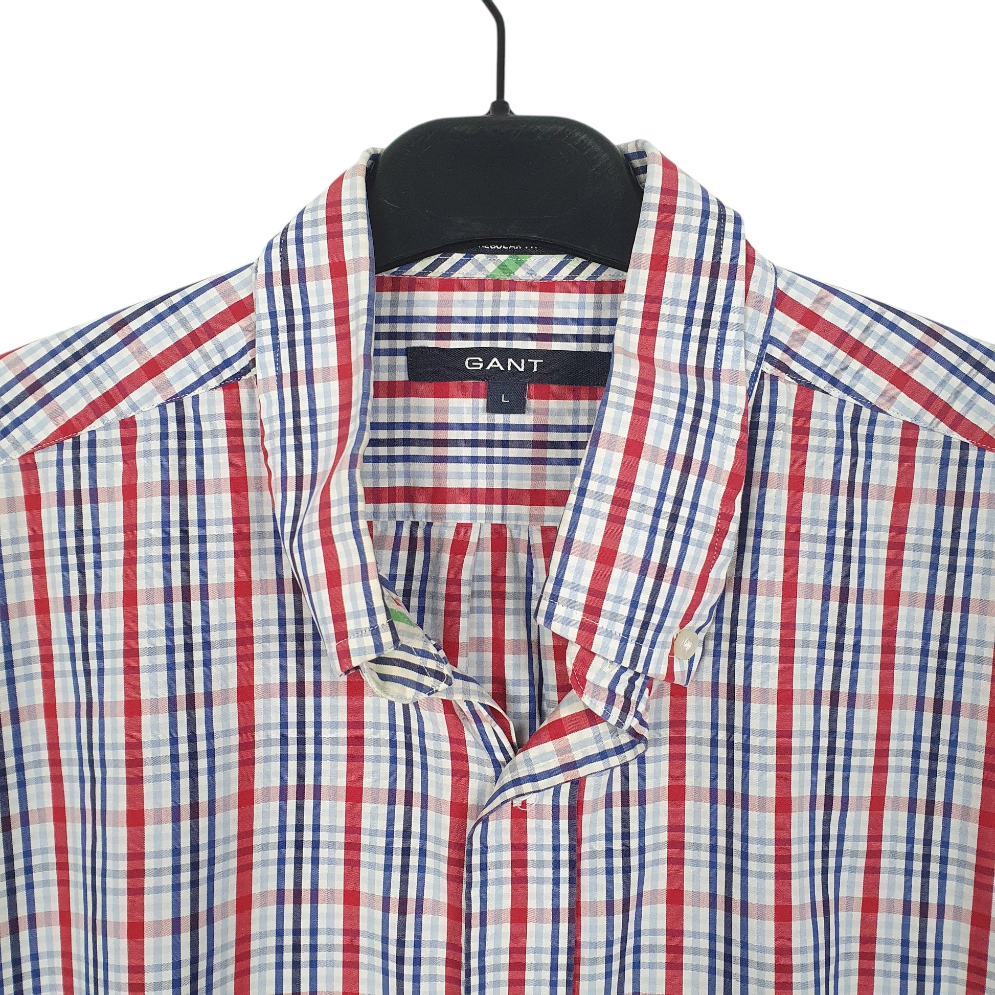 Mens White Gant Liberty Bell Poplin Long Sleeve Shirt